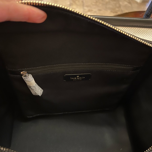 Kate Spade New York NWT ELLA LADYBUG TOTE BAG- Canvas w/Pebble Leather Trim - Picture 9 of 17